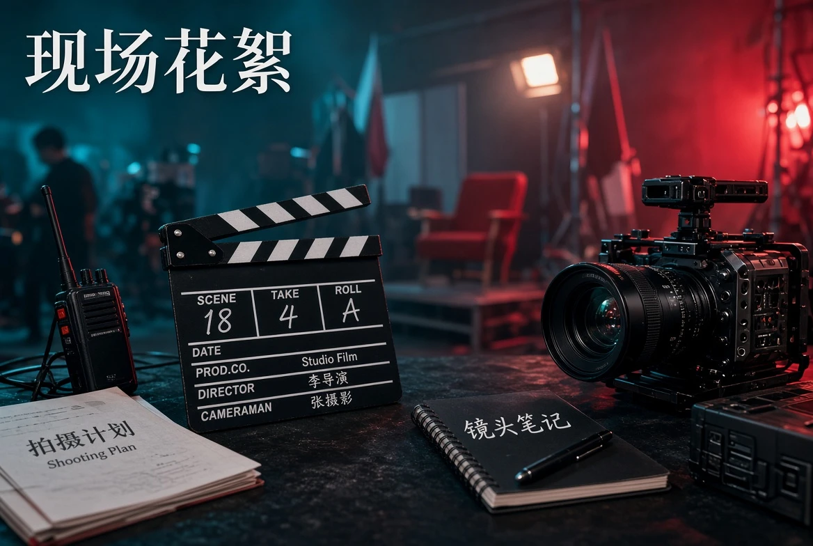 公开现场与创作花絮栏目视觉